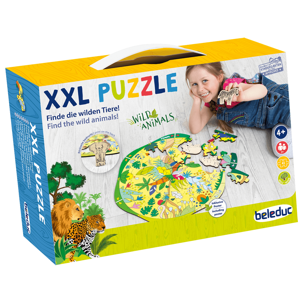 XXL Puzzle „Wild Animals“