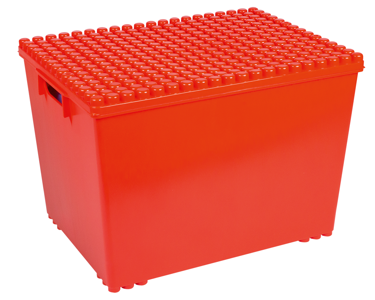 Multibox L mit Deckel rot